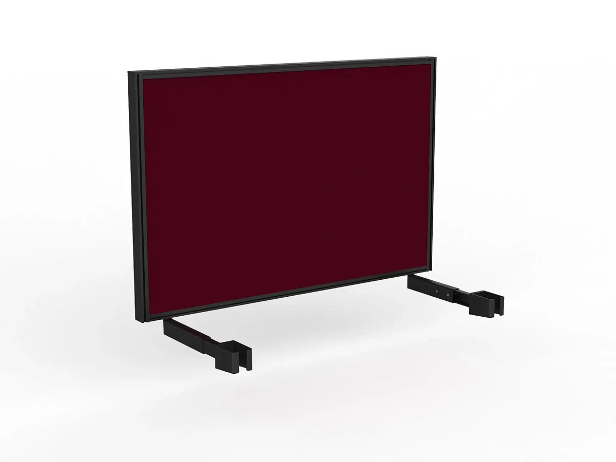 OL Studio Deskmount Screen for Agile Individual Desk – Breath Fabric Black Frame thumbnail 15
