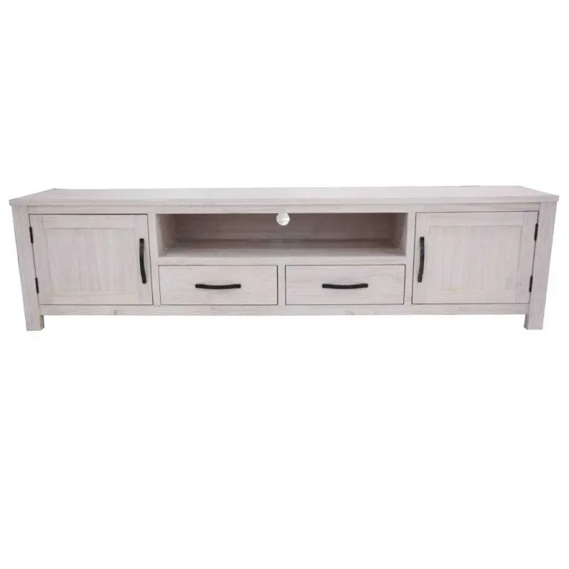 VI Florida Solid Timber Entertainment Unit with 2 Doors 2 Drawers