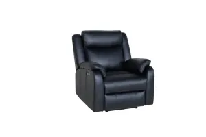 VI Pinnacle Leather Upholstered Single Seater Electric Recliner Lounge thumbnail 1