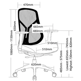 ST Ivory High Meshback Executive Chair thumbnail 5