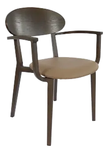 FL Atlanta Upholstered Seat Hospitality Stackable Dining Armchair thumbnail 8