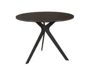 VI Flip Ceramic Top Metal Leg Round Side Table thumbnail 1