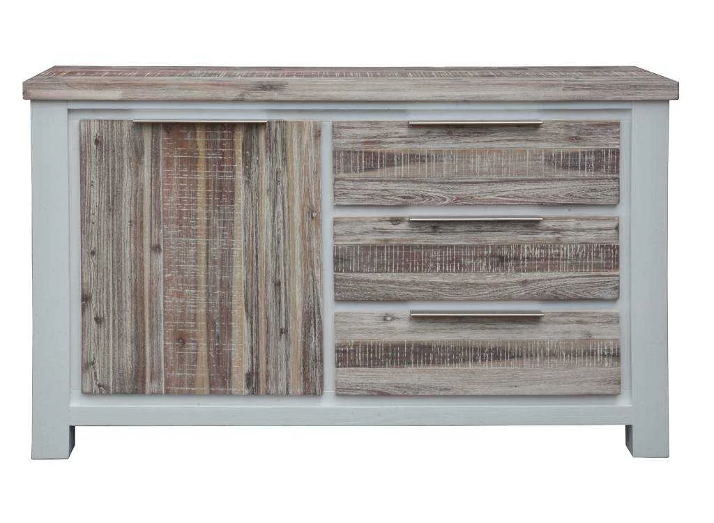 VI Homestead Solid Timber 1 Door 3 Drawer Buffet