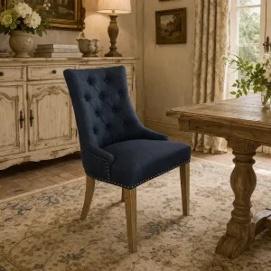 MF Monte Fabric Upholstered Timber Leg Dining Chair thumbnail 4