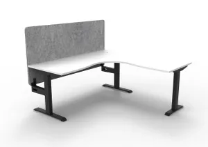 RL Boost Static Corner Desk with Eco Panel Screen thumbnail 6