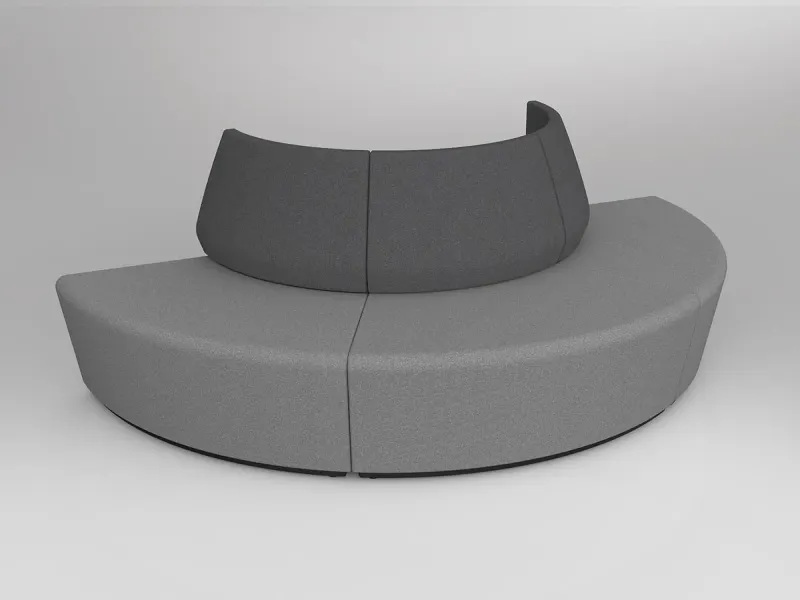 OL Motion Disc 3 Seater Reception Area Lounge