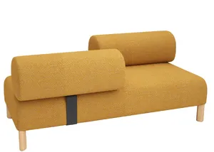 DD Cailloux 2 Seater Fabric Breakout Sofa with 2 Opposite Backrests thumbnail 2