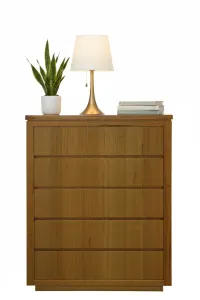 VI Highland Messmate Timber Framed 5 Drawer Tallboy thumbnail 1