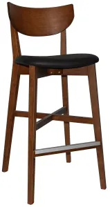 EZ Rialto Light Walnut Stained Solid Timber Framed Barstool thumbnail 14