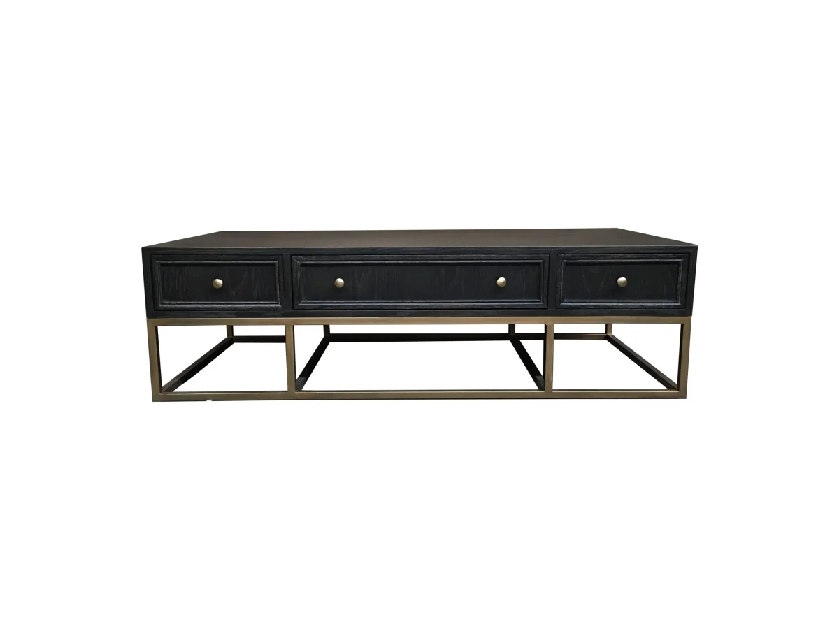 MF Tubetti Metal Base 6-Drawer Coffee Table
