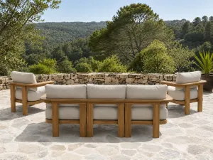 CR Moana 4 Piece Outdoor Lounge Set with Cushion thumbnail 2