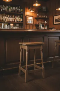 MF Morocco Solid Recycled Timber Barstool thumbnail 3