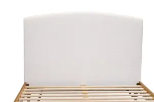 VI Tilda Fabric Upholstered Timber Leg Bed thumbnail 3