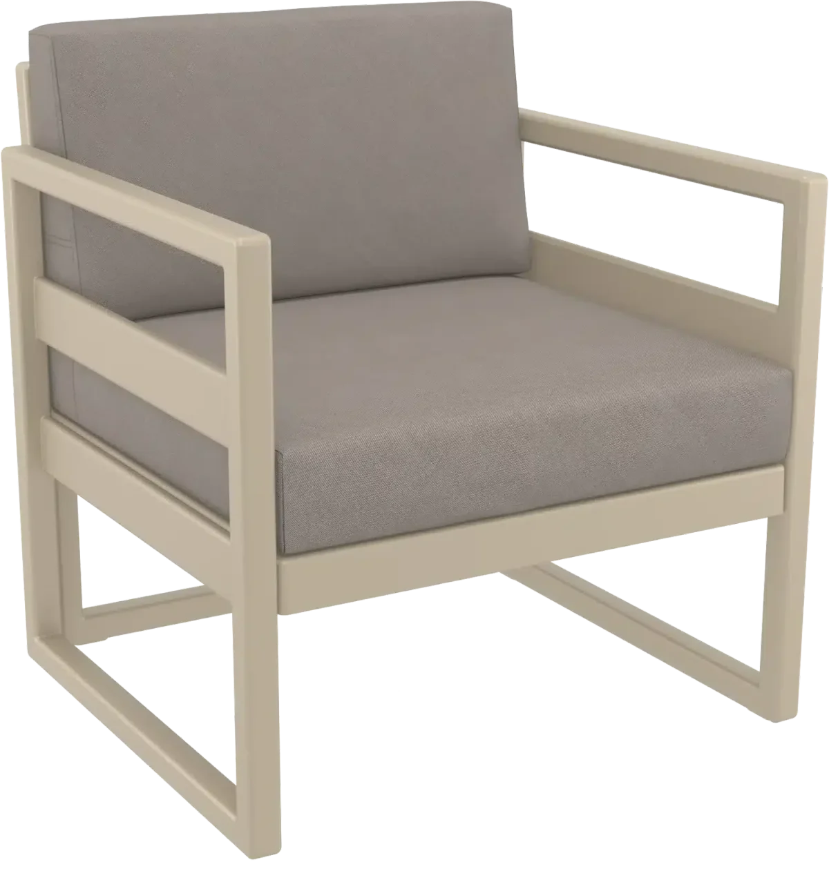 FL Mykonos Hospitality Outdoor Lounge Armchair with Cushion