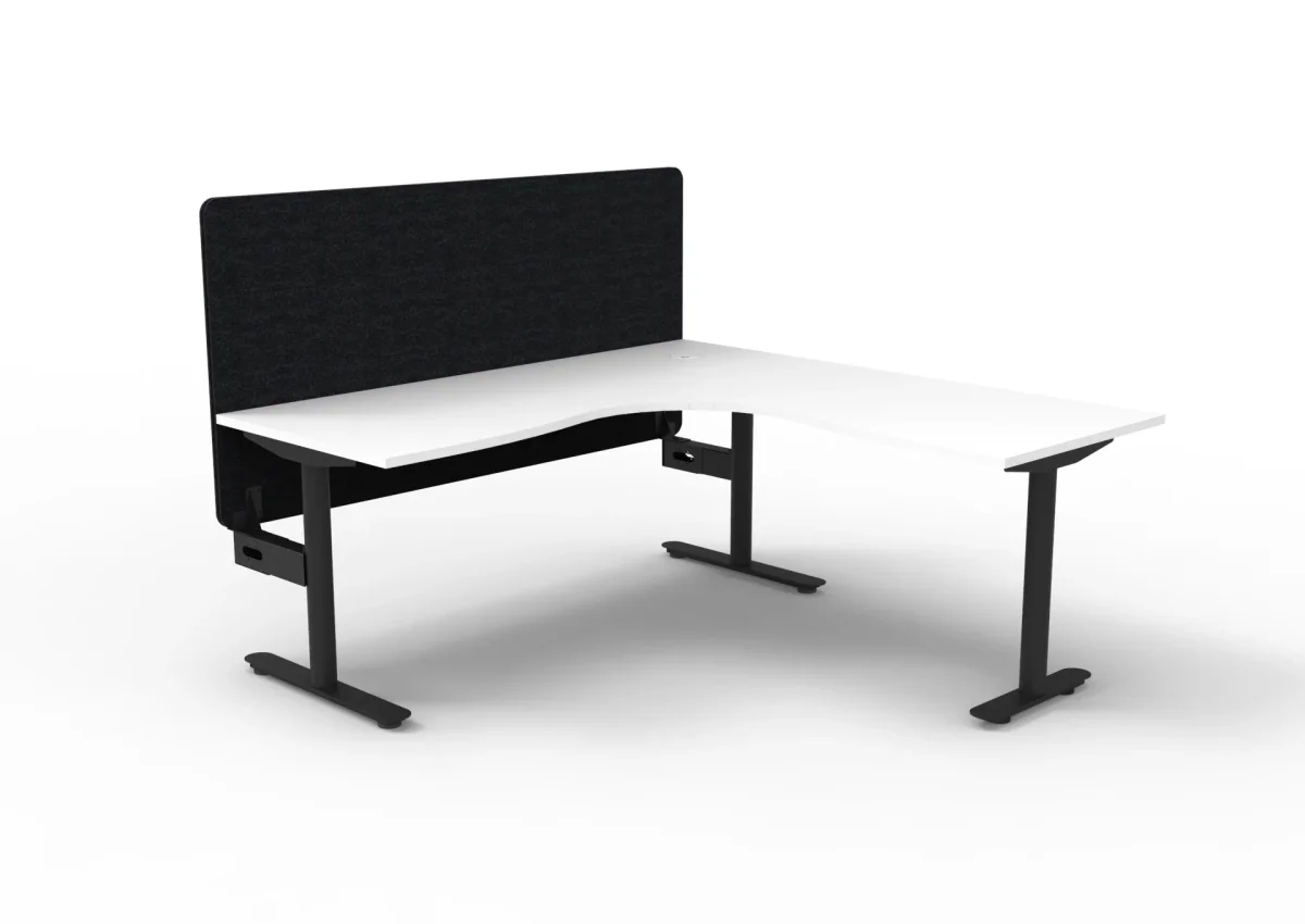 RL Halo Static Corner Workstation with Eco Panel Screen thumbnail 10
