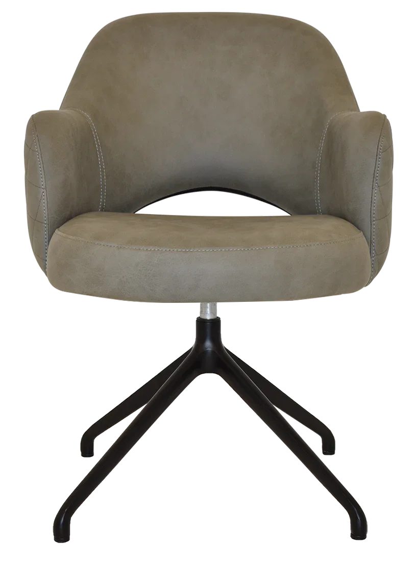 EZ ARM CHAIR ALBURY TRESTLE V2 BLACK
