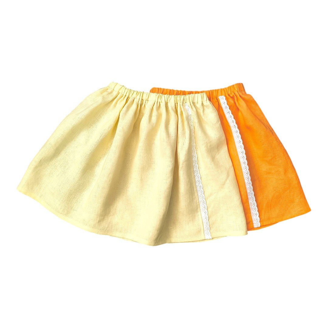 Girls Linen Skirt Luna thumbnail 4