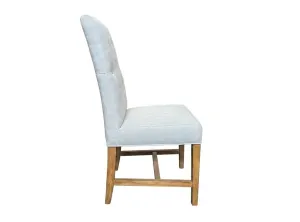MF Diego Fabric Upholstered Timber Leg Dining Chair thumbnail 4