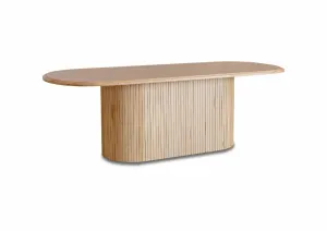 VI Adsila 9Pc 2.2m Dining Table & 8 Carter Chairs Kit thumbnail 5