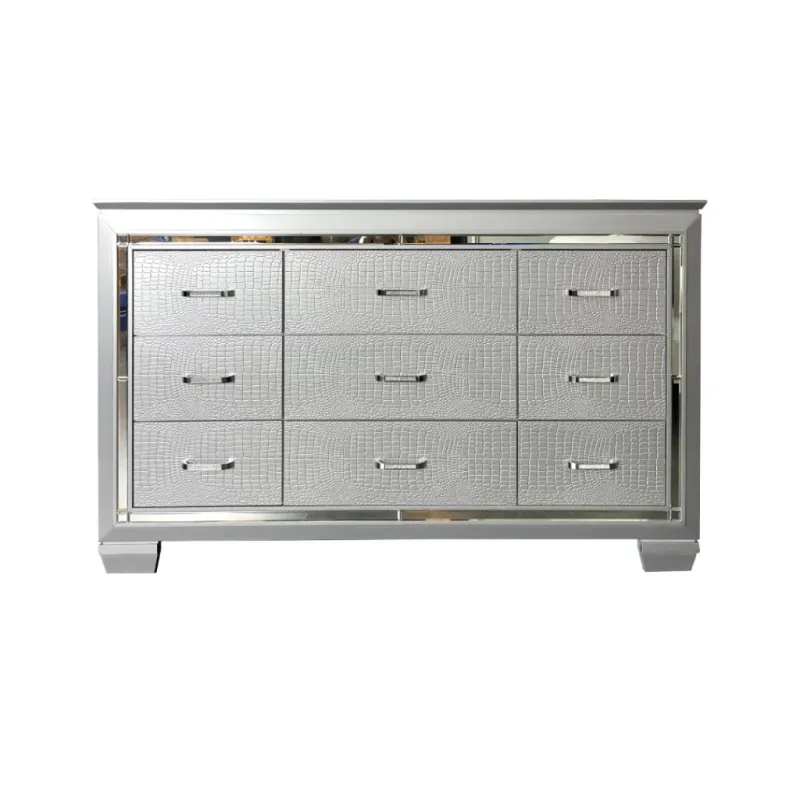 VI Veronica Timber Framed 9 Drawer Dressing Table