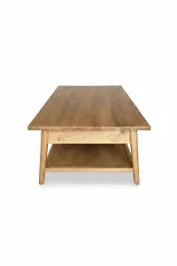 MF Tiffany Solid Timber 2 Drawer Coffee Table thumbnail 5