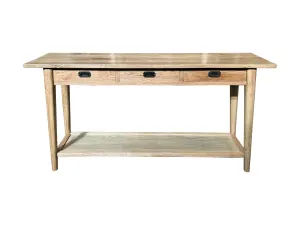 MF Tiffany Solid Timber 3 Drawer Hall Table thumbnail 1