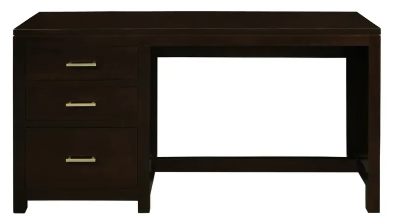 CT Paris Solid Timber 3 Drawer Desk