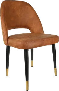 FL Semifreddo Premium Vinyl Upholstered Metal Legs Hospitality Chair thumbnail 3