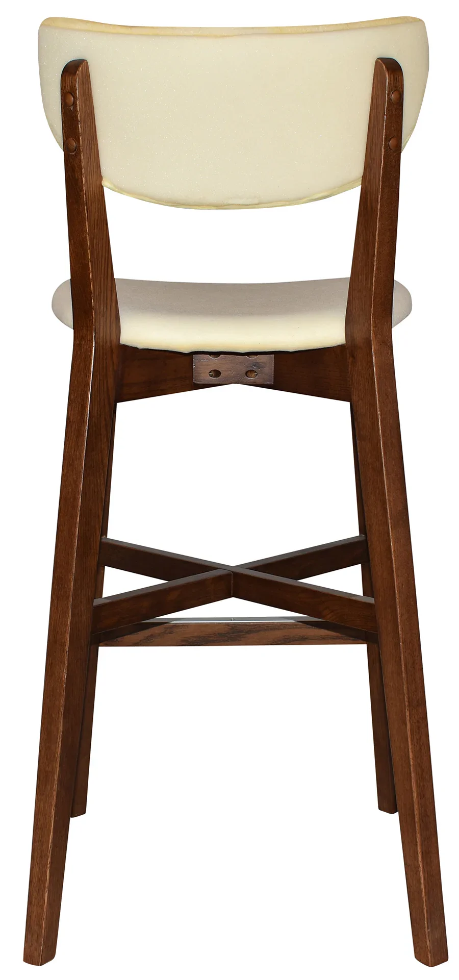 EZ Rialto Light Walnut Stained Solid Timber Framed Barstool