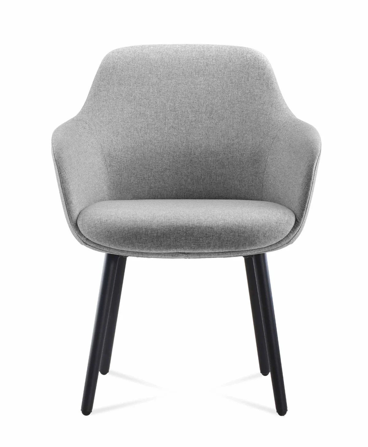 RL Aspen Fabric Upholstered 4 Metal Leg Visitor Tub Chair