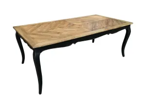 MF Regency Recycled Timber Diamond Pattern Top Dining Table thumbnail 1
