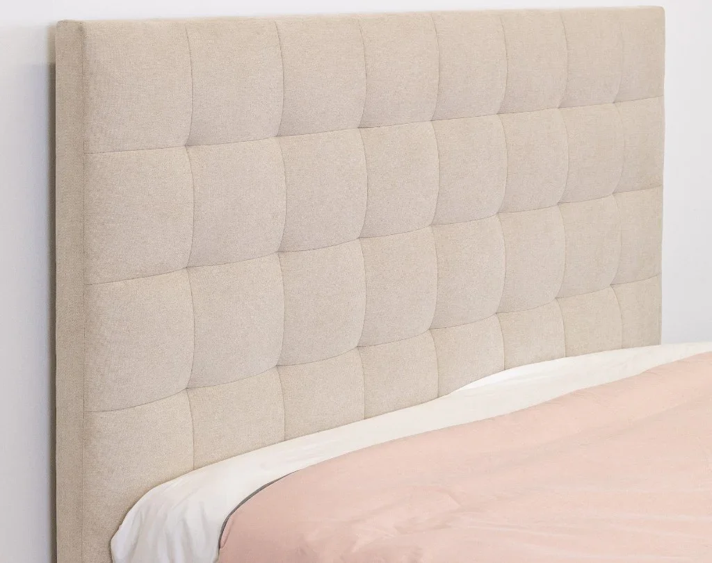 VI Stitch Fabric Upholstered Gas Lift Storage Bed