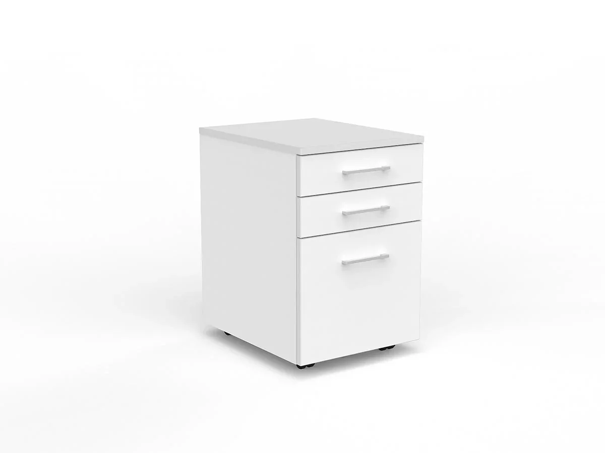OL AltoSystem Mobile Pedestal with 2-Drawer & File Unit