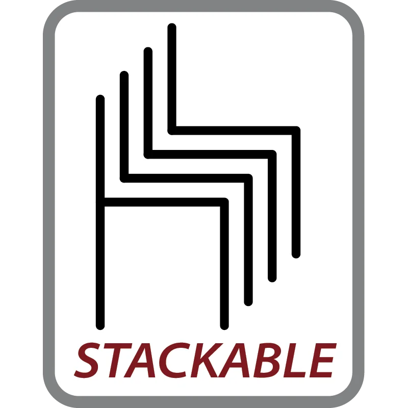 MA Dyno 40 Stackable Sled Base Visitor Chair