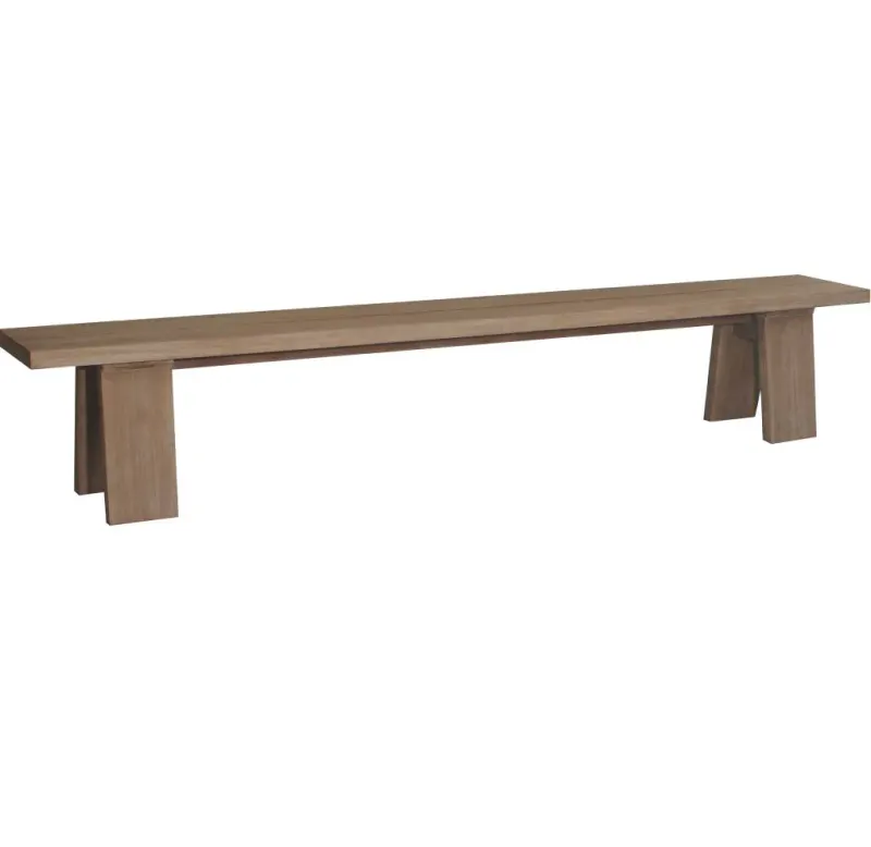 VI Momus Solid Timber Dining Bench for Alfresco