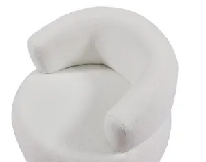 BT Bellissimo Oro Swivel Arm Chair with Gold Base thumbnail 6