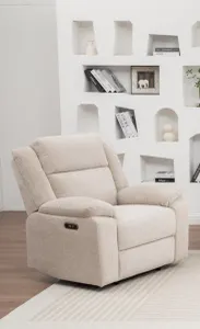 VI Dream Fabric Upholstered Single Seater Electric Recliner Lounge thumbnail 1