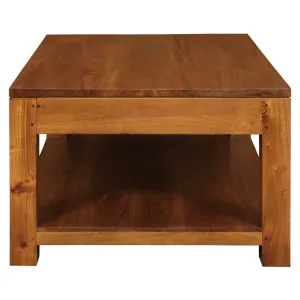 CT Amsterdam Solid Mahogany Timber 2 Drawer Coffee Table thumbnail 4
