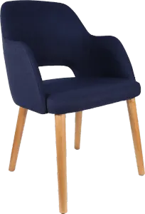 FL Sorbet Fabric Upholstered Timber Legs Hospitality Chair thumbnail 3