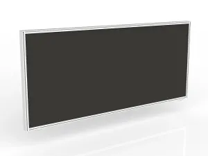 Ol Anvil Desk 4-User Double Sided Workspace with Splice Screen & White Frame Oak Top thumbnail 4