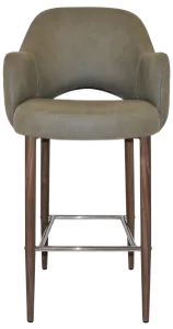 EZ STOOL ALBURY ARM 750 METAL LIGHT WALNUT thumbnail 14