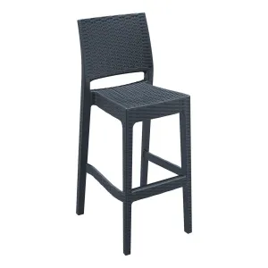 FL Jamaica Hospitality Outdoor Stackable Bar Stool thumbnail 1