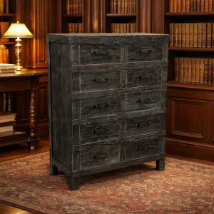 MF Industrial Iron 10 Drawer Chest thumbnail 2