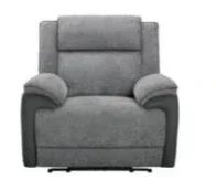 VI Angus Fabric Upholstered 2 Seater or Single Seater Electric Recliner Sofa