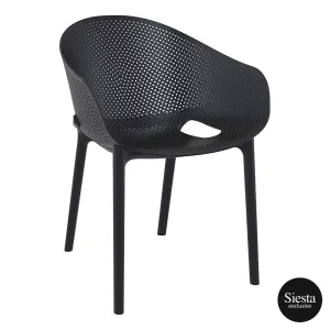 FL Sky Pro Hospitality Stacking Outdoor Dining Chair thumbnail 9