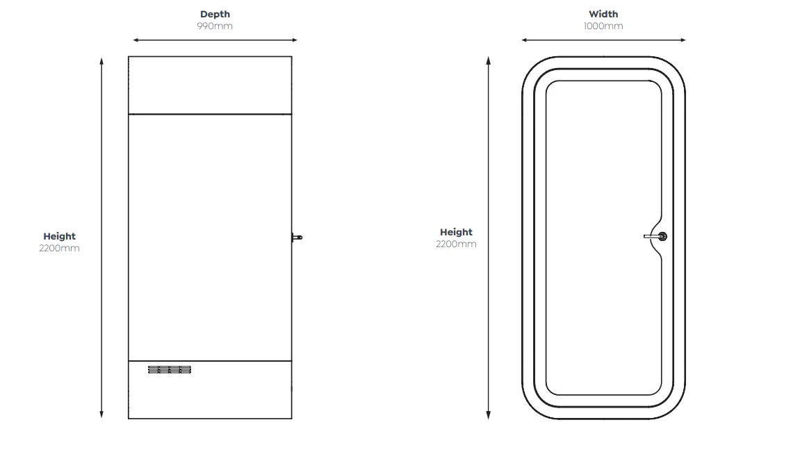 OL SpacePod Freestanding Quiet Zone