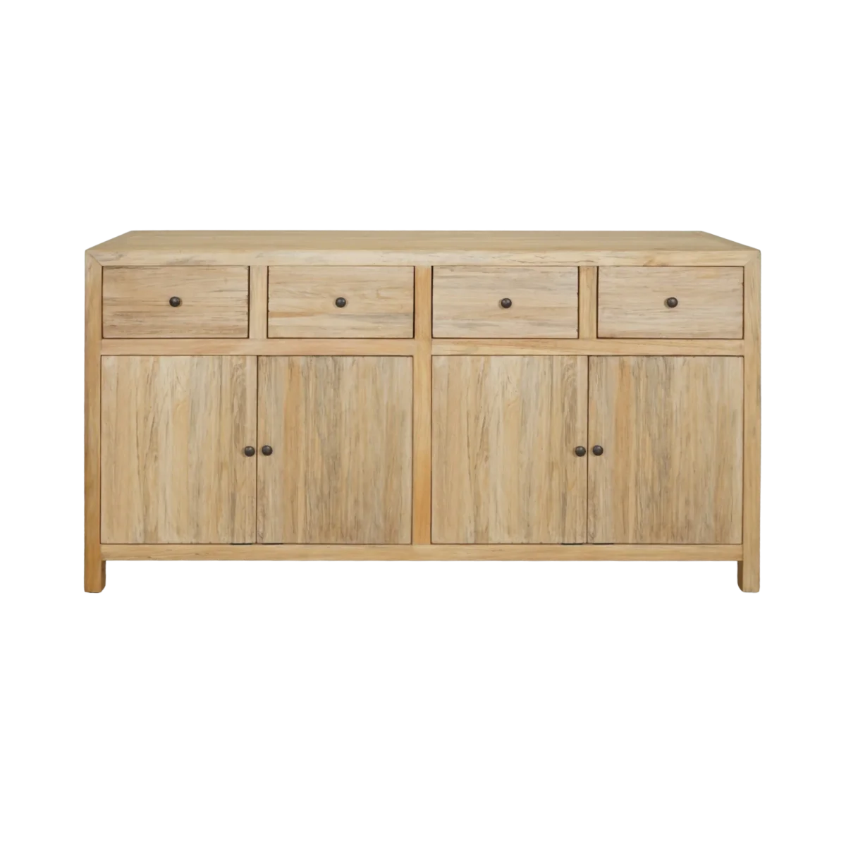 CR Sonoma Solid Timber 4 Drawer 4 Door Buffet