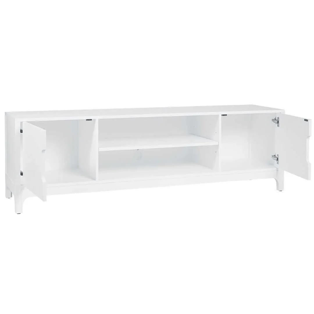 SH Ankara Entertainment Unit with 2 Doors and 2 Niches -White