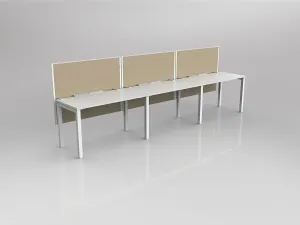 OL Axis 3 User Single Sided Workstation with Hung Screen - Breathe Fabric thumbnail 16