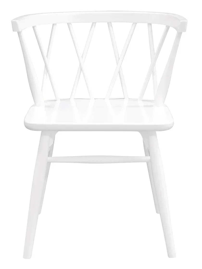 CT Sierra Cross Back Solid Timber Dining Chair - Set of 2